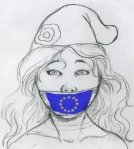 Marianne muselée par l'Europe
