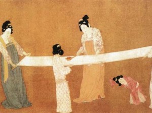 Production de la soie en Chine