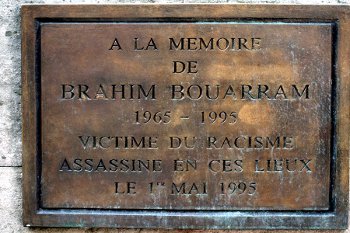 Rassemblement à la mémoire de Brahim Bouarram (1er mai 2013)