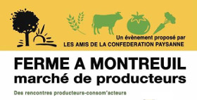 Ferme à Montreuil : Marché Paysan, rencontres producteurs / consommateurs (12 octobre 2013)