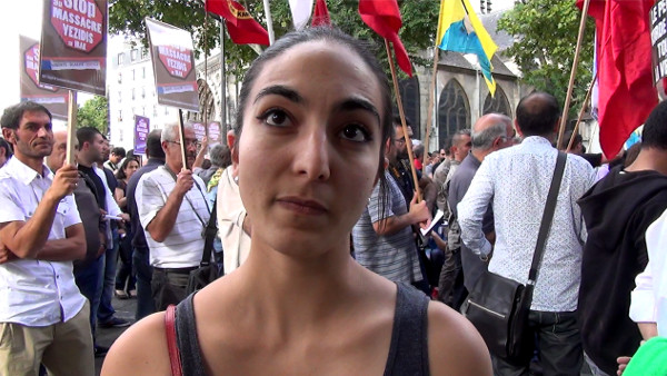 Manifestation de soutien aux kurdes d’Irak