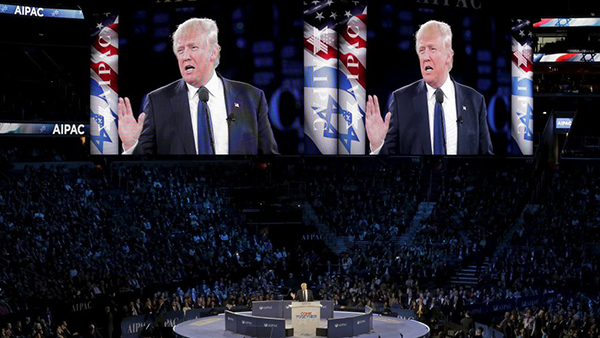 Devant l’AIPAC, Donald Trump s’engage à reconnaître Jérusalem comme capitale d’Israël s’il est élu
