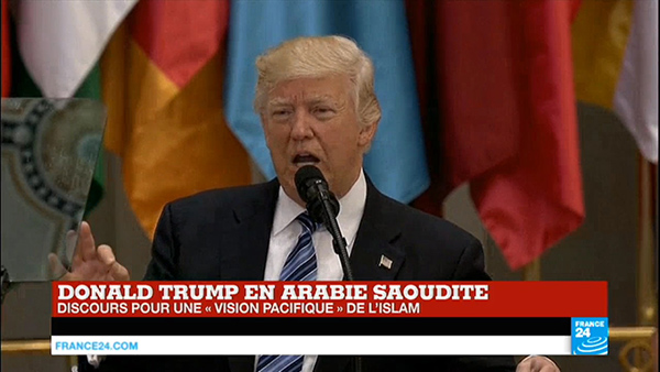 Trump en Arabie Saoudite : extrait d’un discours très préoccupant