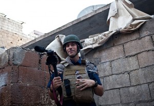 Le journaliste américain James Foley (Photo AFP / Nicole Tung)