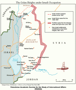 Golan tsahal al nosra colonie fnuod casques bleus syrie liban onu occupation finul pétrole