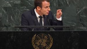 Emmanuel Macron à l'ONU