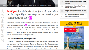macron Guyane île valeurs actuelles 