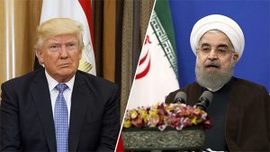 Donald Trump et Hassan Rohani