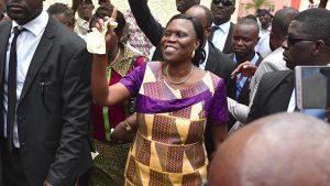 Simone Gbagbo le jour de sa libération